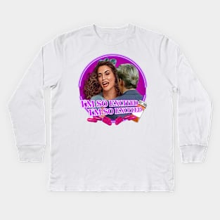 Saved By The Bell - I'm So Excited Kids Long Sleeve T-Shirt